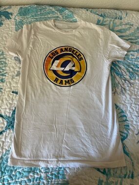 Los Angeles Rams Kids White Graphic Tee